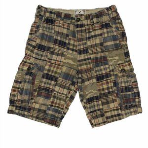 American Eagle 32 Mens Shorts Longer Length Patch